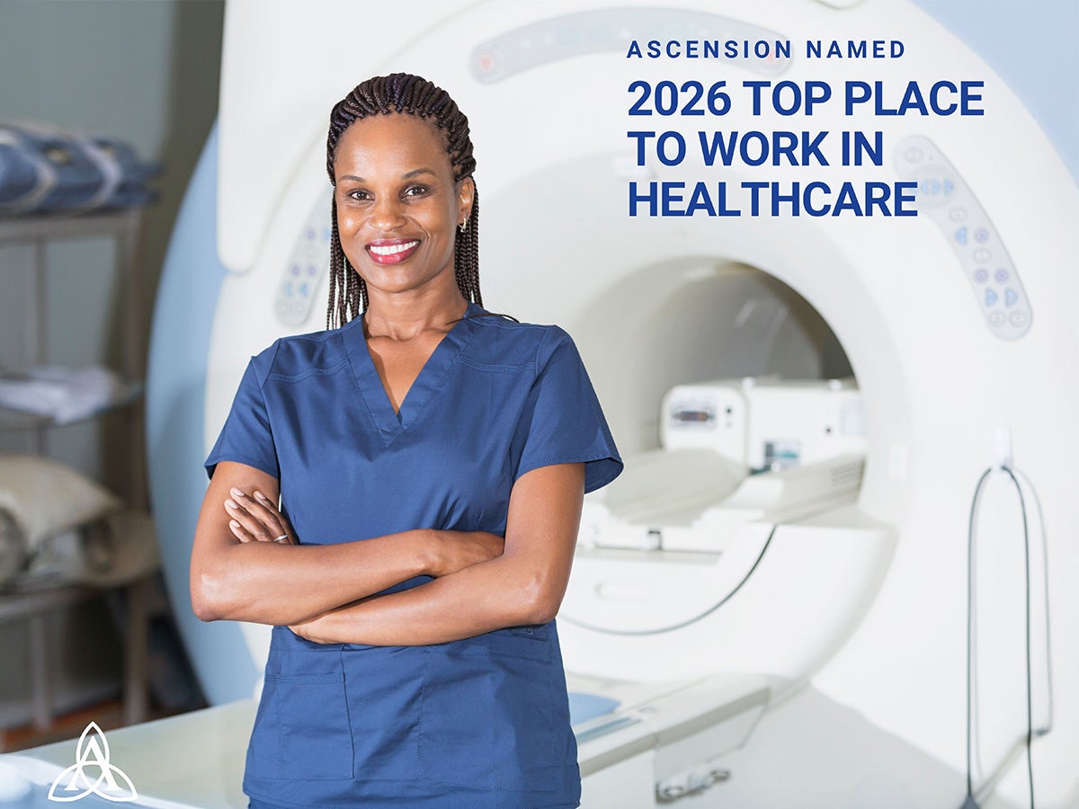 Ascension named as one of Becker’s top places to work in healthcare